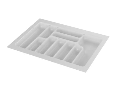 Starax 70 Cm Beyaz Plastik Kaşıklık 10 Gözlü Modül  64x49 Cm (S-2288-WP)