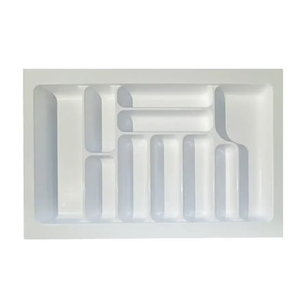 Starax 80 Cm Beyaz Plastik Kaşıklık 10 Gözlü 74x49 Cm (S-2289-WP)