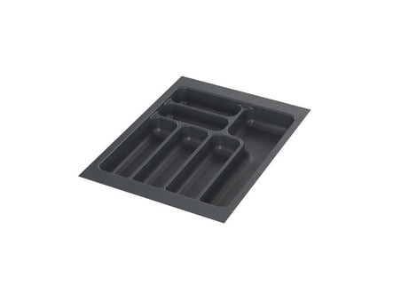 Starax 45 Cm Antrasit Plastik Kaşıklık 6 Gözlü 39x49 Cm (S-2284-AP)