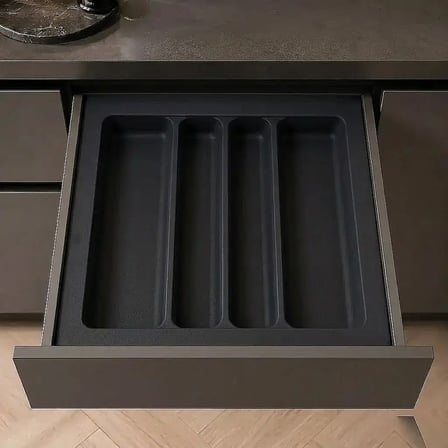 Starax 54x49 Antrasit Plastik Kepçelik 4 Gözlü (S-2687-AP)