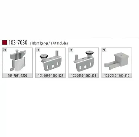 Albatur Sürgü Kapak Mekanizması 75kg Tek Kapaklık (103-7032-1200)