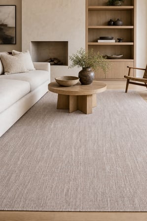 LUMINA Geometrik Vizon Kaymaz Taban Robot Süpürge Uyumlu Salon Halısı