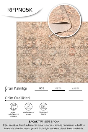 Aura Oturma Odası Salon Modern Degrade Yumuşak Dokulu Robot Süpürge Uyumlu Kolay Temizlenebilir Halı
