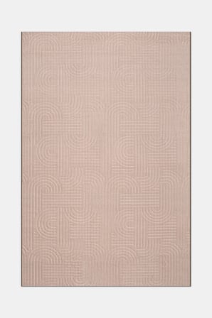 Ruyan Makina Halısı Krem Polyester 80 x 80 cm Abstract