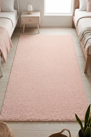 ORIONT Belirtilmemiş PEMBE Kaymaz Taban Yıkanabilir Salon Halısı