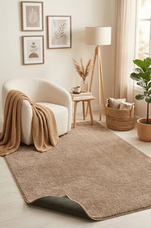 ORIONT Belirtilmemiş KAHVE Kaymaz Taban Yıkanabilir Salon Halısı
