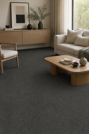 ORIONT Belirtilmemiş Antrasit Kaymaz Taban Yıkanabilir Salon Halısı