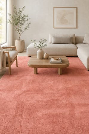 ZENİT Belirtilmemiş Rose Kaymaz Taban Yıkanabilir Salon Halısı