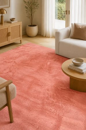 ZENİT Belirtilmemiş Rose Kaymaz Taban Yıkanabilir Salon Halısı