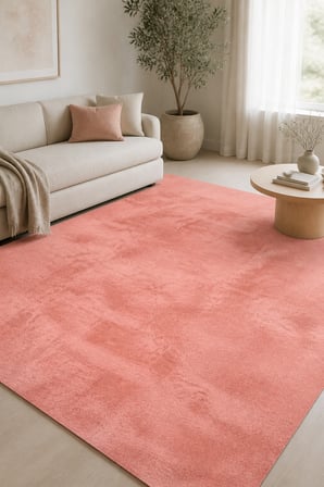 ZENİT Belirtilmemiş Rose Kaymaz Taban Yıkanabilir Salon Halısı