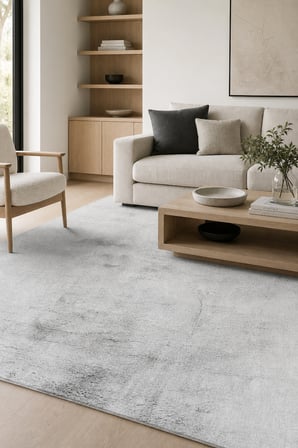 ZENİT Belirtilmemiş Gri Kaymaz Taban Yıkanabilir Salon Halısı