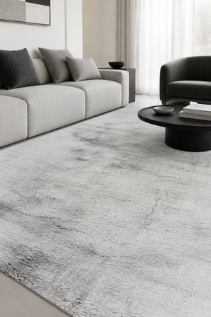 ZENİT Belirtilmemiş Gri Kaymaz Taban Yıkanabilir Salon Halısı