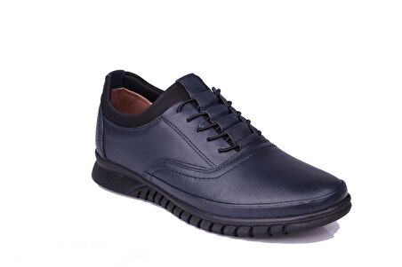 Detector İç Dış Hakiki Deri Ortopedik Kaucuk Taban Günlük Erkek Ayakkabı RY909K