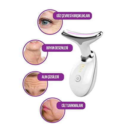 Ozmik ES-1081 Yüz Ve Boyun Kırışıklık Karşıtı Ve Giderici Ems Güzellik Yüz Gençleştirme Cihazı