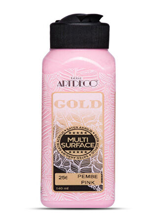 Artdeco Multi Surface Akrilik Boya 140 ml. 256 PEMBE