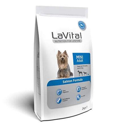 Lavital Küçük Irk Somonlu Yetişkin Köpek Maması 1.5 Kg 1500 Gr