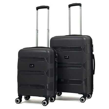 Lucas Polipropilen Kırılmaz Valiz, Kabin Boy&Orta Boy