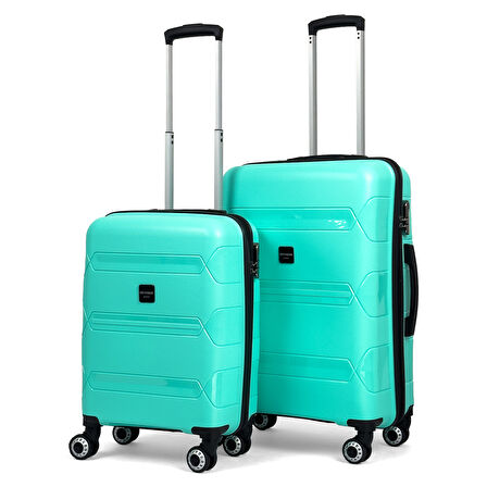 Lucas Polipropilen Kırılmaz Valiz, Kabin Boy&Orta Boy