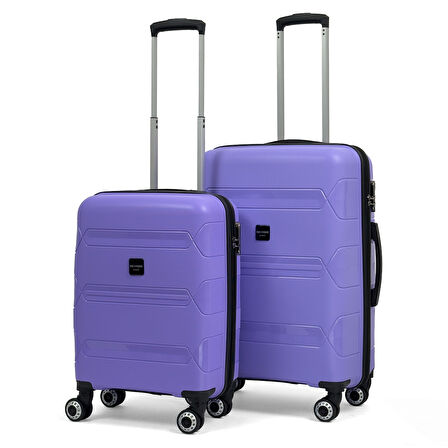 Lucas Polipropilen Kırılmaz Valiz, Kabin Boy&Orta Boy