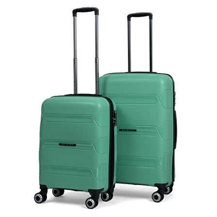 Lucas Polipropilen Kırılmaz Valiz, Kabin Boy&Orta Boy