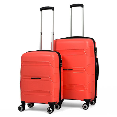 Lucas Polipropilen Kırılmaz Valiz, Kabin Boy&Orta Boy