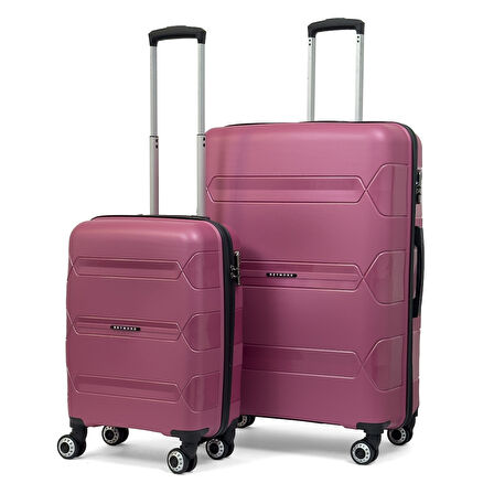 Lucas Polipropilen Kırılmaz Valiz, Kabin Boy&Büyük Boy