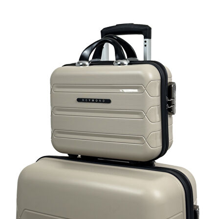 Lucas Polipropilen Kırılmaz Valiz Seti, Orta Boy&Makyaj