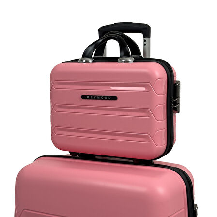 Lucas Polipropilen Kırılmaz Valiz Seti, Orta Boy&Makyaj