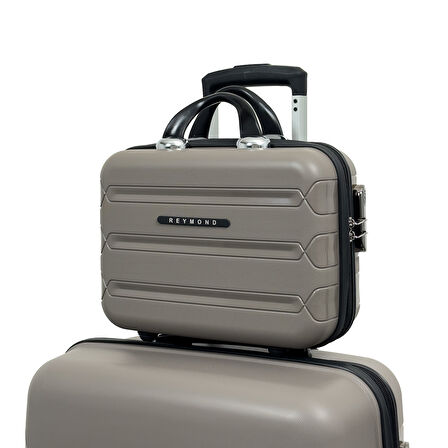 Lucas Polipropilen Kırılmaz Valiz Seti, Orta Boy&Makyaj