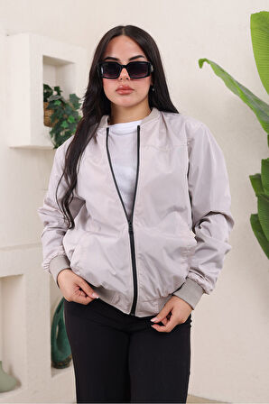 KADIN TAM KALIP  BOMBER CEKET