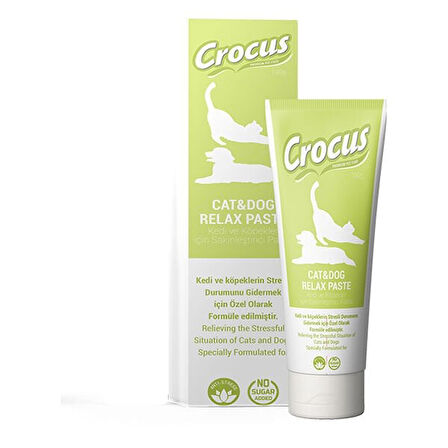 Crocus Relax Kedi ve Köpek Sakinleştirici Macunu 100 Gr