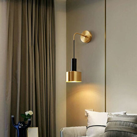 Rsylight Metal Retro Dekoratif Rustik Gold Aplik