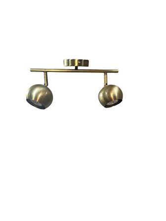 Rsylight Metal Modern 2 Li Eskitme Kaplama 180 Derece Mafsallı Led Spot Avize Günışığı Ampullü