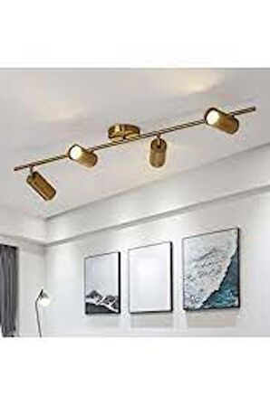 Rsylight Metal Modern 5 Li Eskitme Kaplama Led Spot Avize Günışığı Ampullü