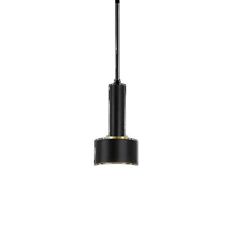 Rsylight Retro Metal Modern Dekoratif Rustik Tekli Siyah Avize 