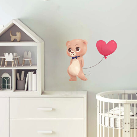 Kalpli Ayıcık ÇocukOdası Stikcer