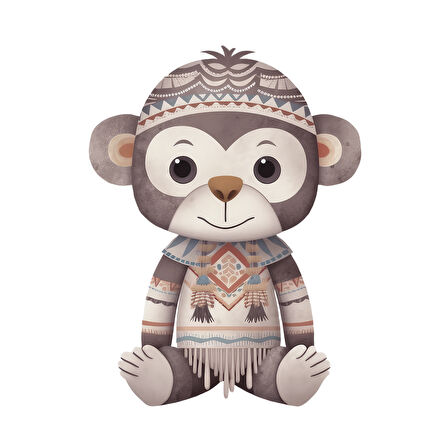 Maymun Duvar Stickerı