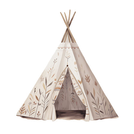 Bohem Çadır Duvar Stickerı