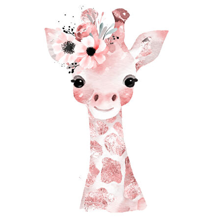 Zürafa Duvar Stickerı