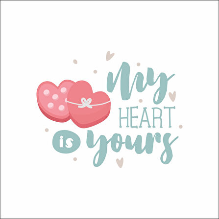 My Heart Is Yours Kalpli Sticker