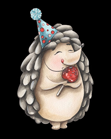 Kirpi Duvar Stickerı