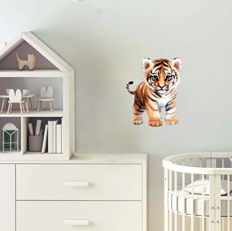 Sevimli Kaplan Sticker