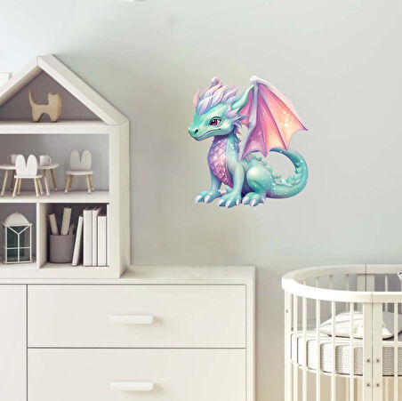 Sevimli Ejder Sticker 5