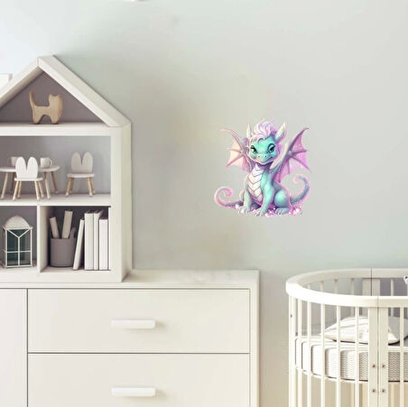 Sevimli Ejder Sticker 12