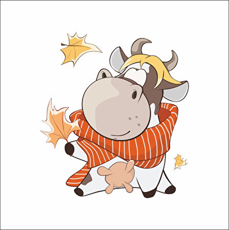 SonBahar İnek Sticker