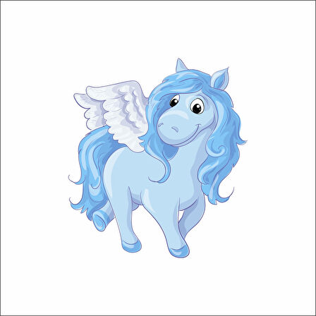 Sevimli Unicorn Sticker 1