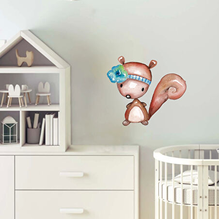 Sevimli Sincap Sticker