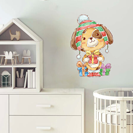 Hediye Veren Köpek Sticker