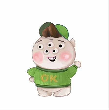 Tek Gözlü Kahraman Mike Duvar Dekoru