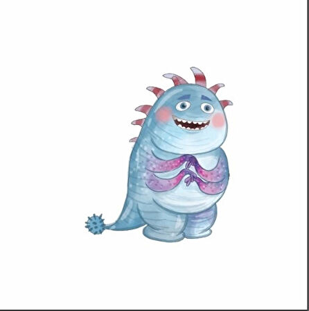 Çılgın Canavar Art Çocuk Odası Stickerı